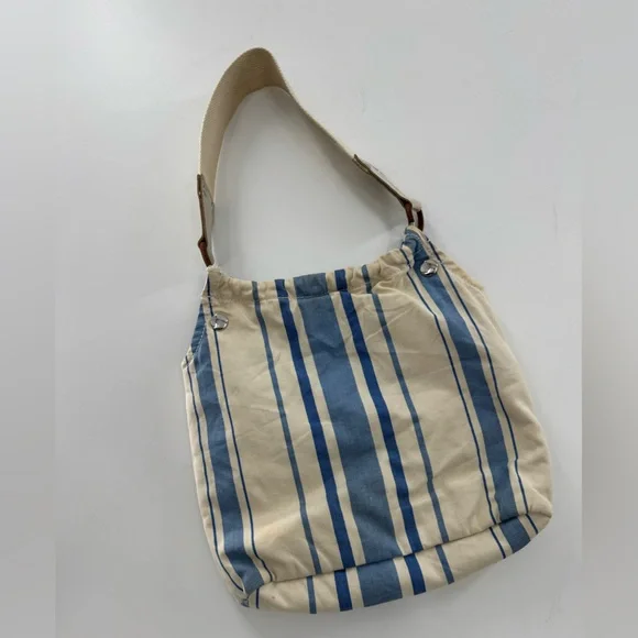 DIESEL VTG Y2K Striped Canvas Shoulder Bag - Picture 5 of 12
